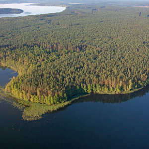 EU. PL, warm - maz. Lotnicze. Jezioro Brzozolasek.
