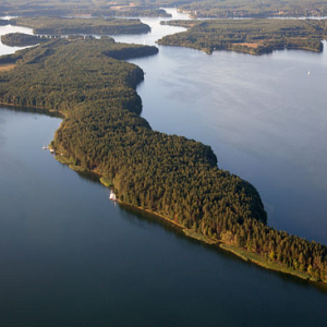 EU, PL, Pomorskie. Pojezierze Kaszubskie. Jezioro Wdzydze.
