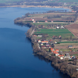 Jezioro Selmet Wielki. Lotnicze, EU, Pl, warm-maz.