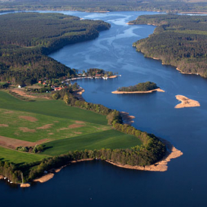 Jezioro Beldany. EU, Pl, warm-maz, LOTNICZE.
