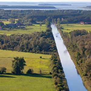Kanal Jeglinski. EU, Pl, warm-maz. Lotnicze.