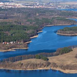 Jezioro Tajty. EU. PL, Warm-Maz. LOTNICZE.
