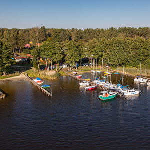 Jeziorak, przystan Rozek. EU, PL, Warm-Maz. Lotnicze.