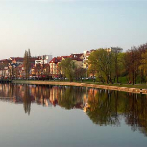 _W060198 Ełk. Linia brzegowa jeziora Ełckiego.