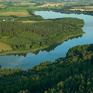 LOTNICZE, Warm-Maz. Jezioro Symsar od strony poludniowej.