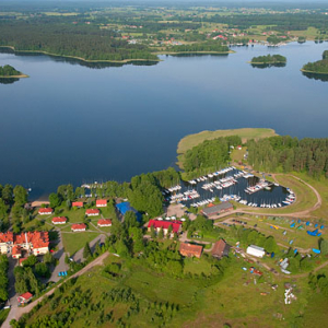 Lotnicze, Pl, warm-maz. Mazurski Park Krajobrazowy. Port Piaski.