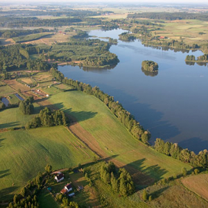 Lotnicze, Pl, warm-maz. Jezioro Oleckie Male.