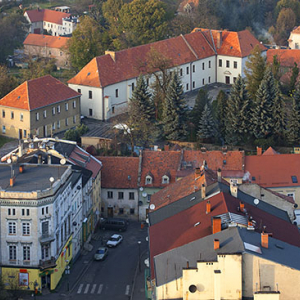 Niemcza, Zamek. EU, PL, Dolnoslaskie. Lotnicze.