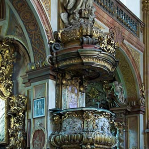 Dolnoslaskie. Wroclaw, wnetrze kosciola Uniwersyteckiego imienia Jezus.