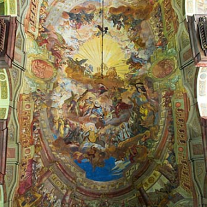 Dolnoslaskie. Wroclaw, wnetrze kosciola Uniwersyteckiego imienia Jezus.