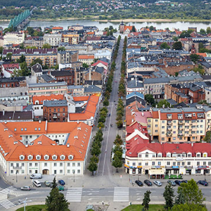Wloclawek, ulica 3 Maja. EU. Pl, Kuj-Pom. Lotnicze.