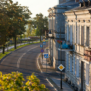 Wloclawek, Bulwar im. Marszalka Jozefa Pilsudskiego. EU, PL, Kujawsko - Pomorskie.