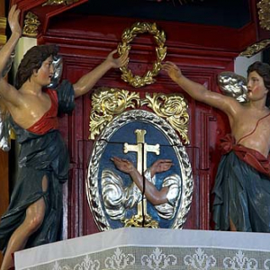 Ambona w kościele Świętego Mikołaja w Szczebrzeszynie