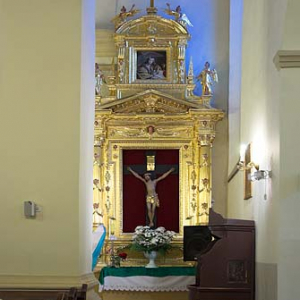 Wnętrze kościoła św. Mikołaja w Szczebrzeszynie