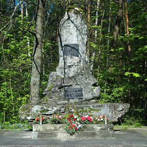 Lubelskie. Zwierzyniec, pomnik ofiar II wojny swiatowej.