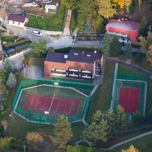 Grodek nad Dunajcem. EU, Pl,, Malopolskie. Lotnicze.