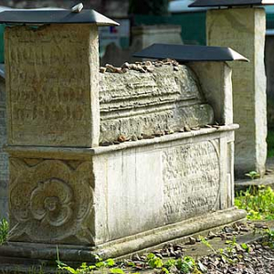 Krakow. Cmentarz Zydowski przy ul. Szerokiej.