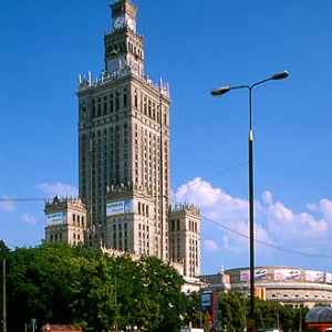 Palac Kultury i Nauki w Warszawie.