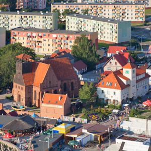 Muzeum Rybolostwa w Helu EU, Pl, Pomorskie. LOTNICZE.