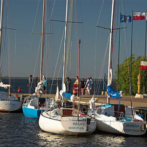 Pomorskie, Puck. Przystan zeglarska.