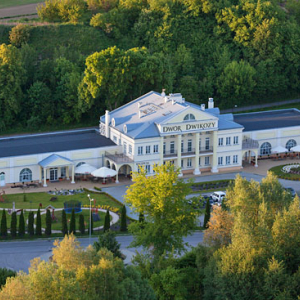 Dwor Dwikozy. EU, Pl, Swietokrzyskie. LOTNICZE.