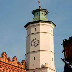 PL, swietokrzyskie, Sandomierz. Ratusz.