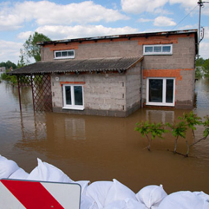 PL, Mazowieckie. Powodz w Dobrzykow. 26.05.2010r.