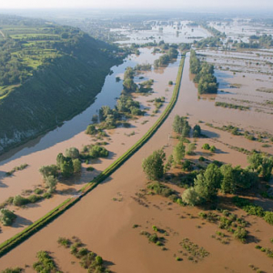 LOTNICZE, PL, Lubelskie. Powodz dn. 09.06.2010 r. Wies Zastow Polanowski.