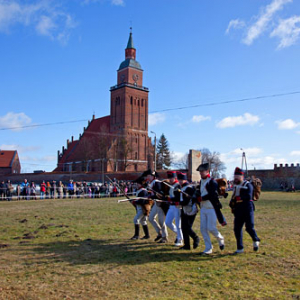 Pokaz historyczny Sepopol 1807-2012. Epizod z Wojen Napoleonskich. 205 rocznica walk stoczonych przez wojska pruskie i francuskie pod Sepopolem (Schippenbeil) i Satocznem zima 1807 r. Wojewodztwo warm-maz.