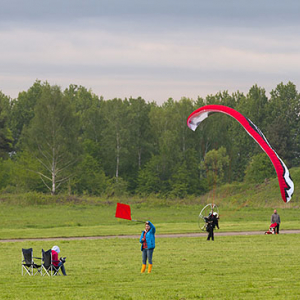 Czestochowa - Lotnisko Rudniki, 17.05.2014 r. Zawody Polskiej Ligi Motoparolotniowej. Fot. Wojciech Wojcik.