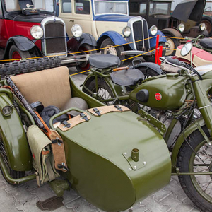 Nieborow, Muzeum Motoryzacji. EU, PL, Lodzkie.