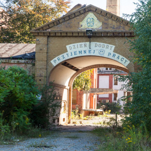 Gubin, 19.09.2015 r. Opuszczona, dawna fabryka obuwia.