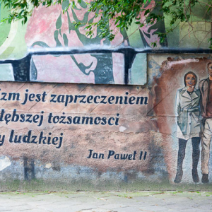 Bialystok, murale przy ul. Zwyciestwa. EU, PL, Podlaskie.