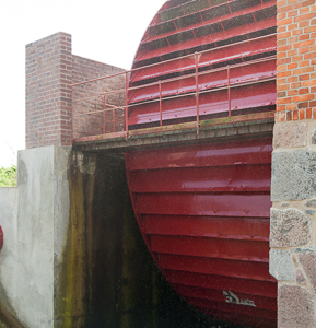 Pochylnia Jelenie, 20.08.2016 r. polozona na trasie Kanalu Ostrodzko - Elblaskiego - maszynownia. EU, PL, Warm-Maz.