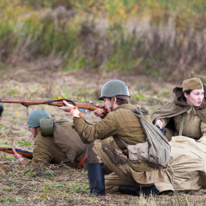 Orneta, 08.10.2017 inscenizacja bitwy pod Serockiem w 1944 r. EU, Pl, warm-maz