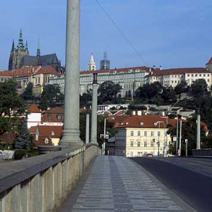 Praga, panorama na Hradczany