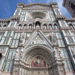 Basilica of Saint Mary of the Flower we Florencji. EU, Italia.