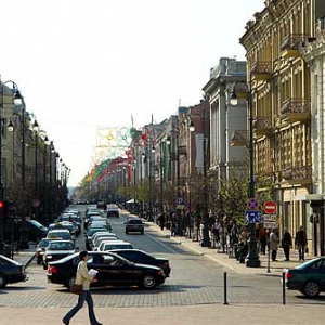Litwa-Wilno. Ulica Mickiewicza.