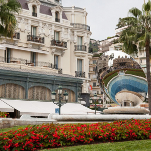 Monaco, 15.09.2015 r. Plac przy du Casino.