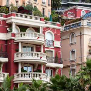 Monaco, 15.09.2015 r. Apartamentowce w centrum.