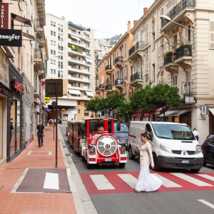 Monaco, 15.09.2015 r. ulica Rue Suffren Reymond.