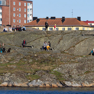 Karlskrona, kamienna wyspa Stakholmen. EU, Szwecja.