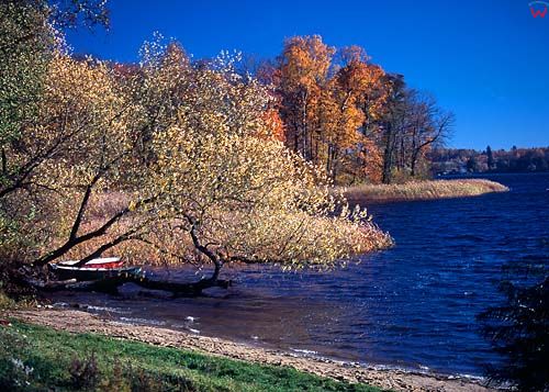 Jezioro Gielądzkie, jesień