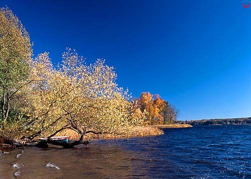 Jezioro Gielądzkie, jesień