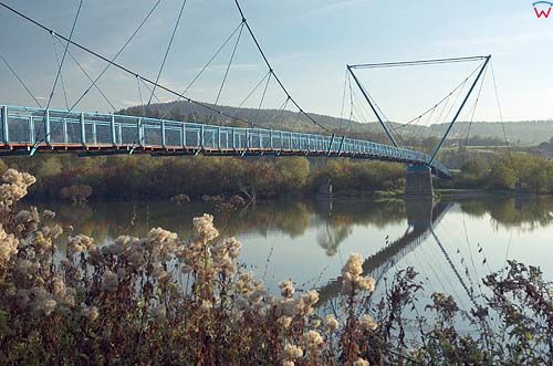 Most na Dunajcu w okolicy wsi Tropiel