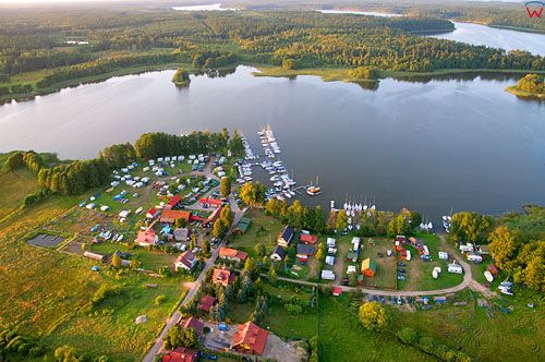 LOTNICZE, Polska, warm-maz. Port Wygryny nad jeziorem Beldany.