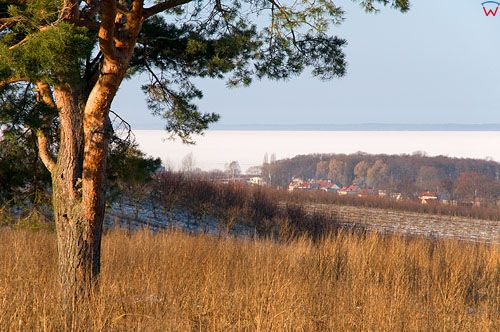 Warm-Maz, Panorama na Zalew Wislany, okolica Tolkmicka.