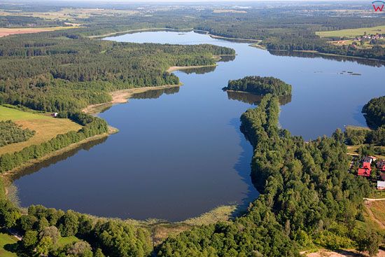 LOTNICZE, Pojezierze Mazurskie (Elckie). Jezioro Sawinda Wielka.