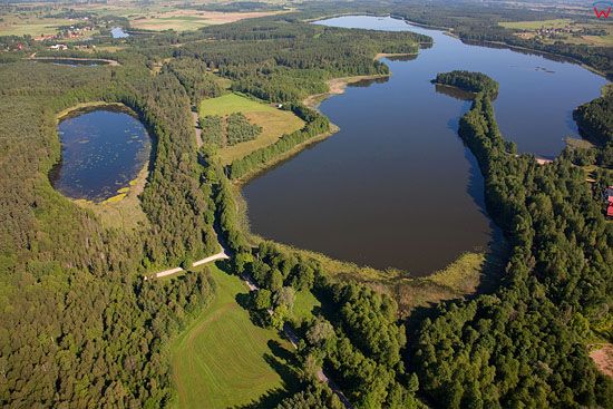 LOTNICZE, Pojezierze Mazurskie (Elckie). Jezioro Sawinda Wielka.