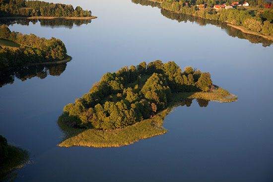 Lotnicze, Pojezierze Mazurskie (Elckie). Jezioro Przytulskie.
